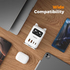 USB C Cargador Bloque PD 65W, Estación de Carga TESSAN para Múltiples Dispositivos