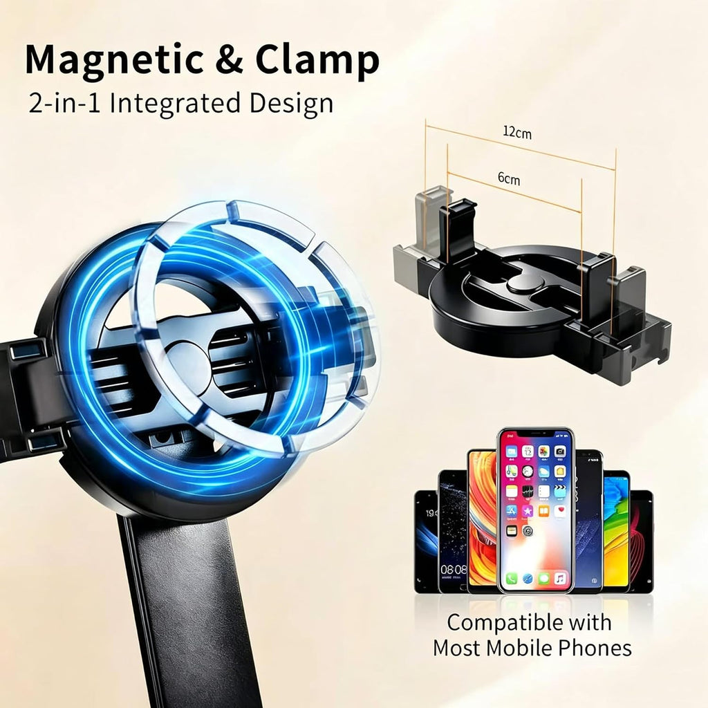 Trípode magnético universal para selfie stick con luz de relleno para