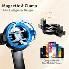 Trípode magnético universal para selfie stick con luz de relleno para