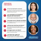 Plus White Gel de blanqueamiento rápido, funciona en 5 minutos, Menta, 2 Fl Oz (Pack of 2)