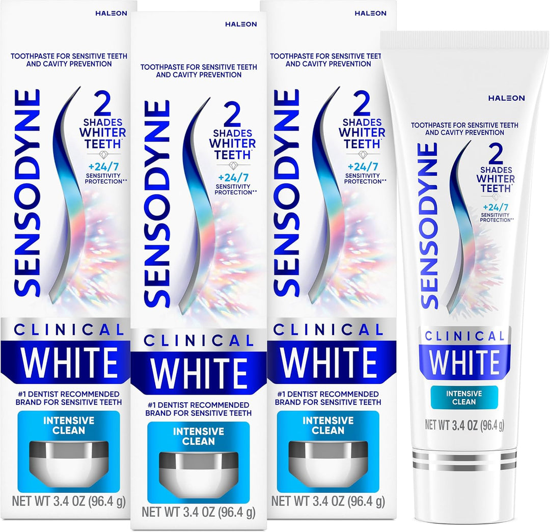 Sensodyne Clinical White - Pasta dental clínicamente probada para b...