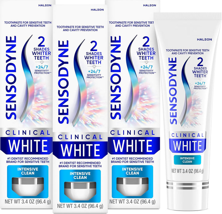 Sensodyne Clinical White - Pasta dental clínicamente probada para b...