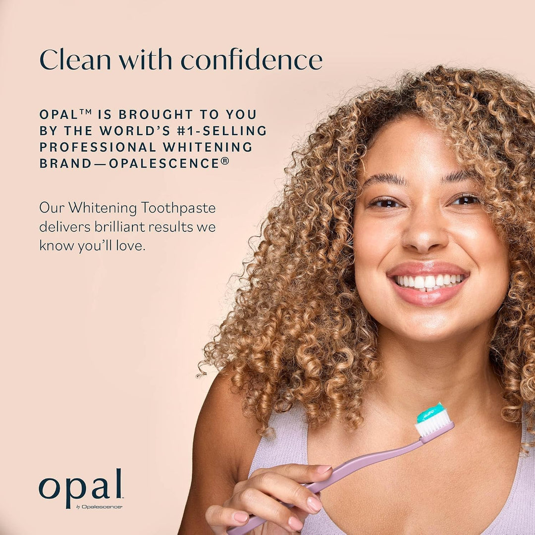 Opalescent - Pasta de dientes blanqueadora de ópalo 4.7 onzas, ment...