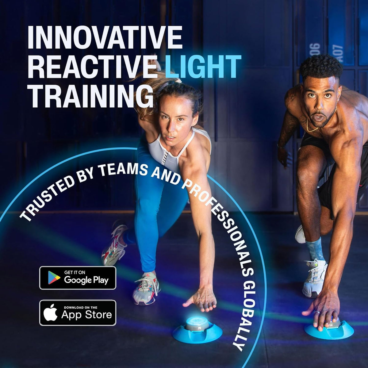 BlazePod Kit de entrenamiento de reacción Smart Pods para ejercicios de velocidad, agilidad y cognitivos, entrenamiento profesional para atletas, entrenadores, terapeutas y entrenadores, acceso a la