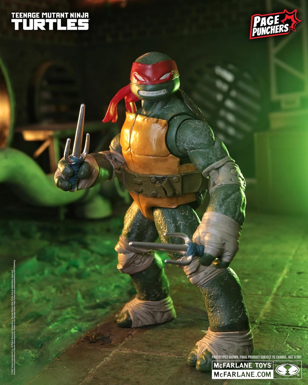 McFarlane Toys - Figura de acción de Raphael de Las Tortugas Ninja...