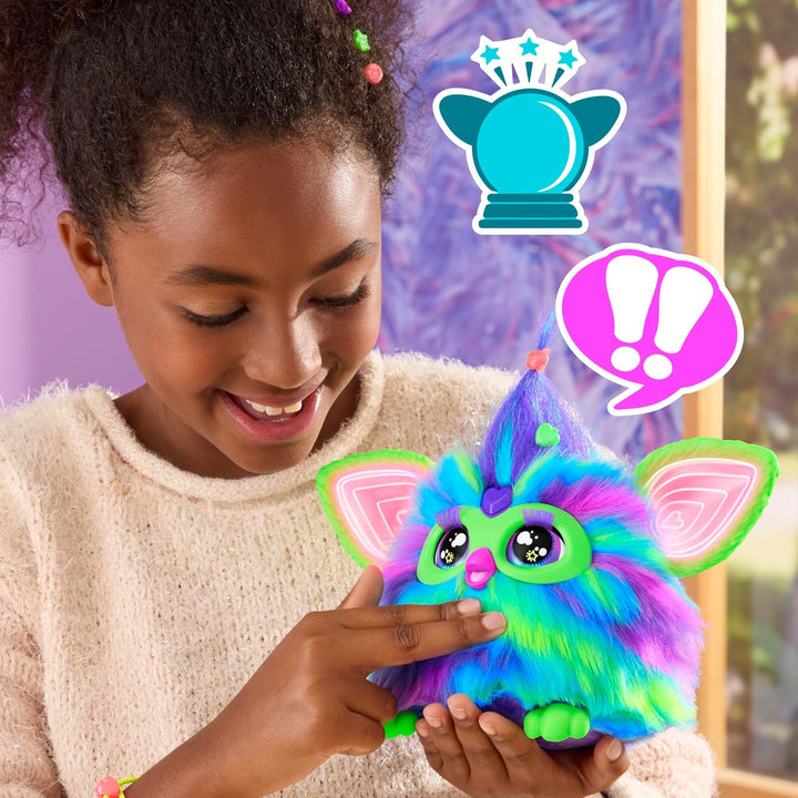 Furby Galaxy brilla en la oscuridad 15 accesorios de moda
