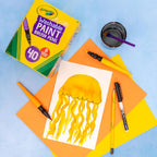 Crayola - Pinceles de pintura sin goteo, juego de colores surtidos, 40 unidades, regalo creativo para niños y adolescentes