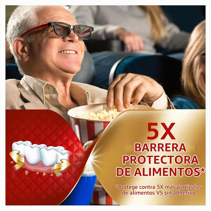 Poligrip Power Max Power Hold Plus Seal - Crema adhesiva para denta...