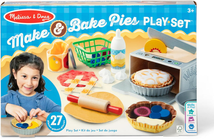 Melissa &amp; Doug - Juego de simulación de alimentos de madera par...