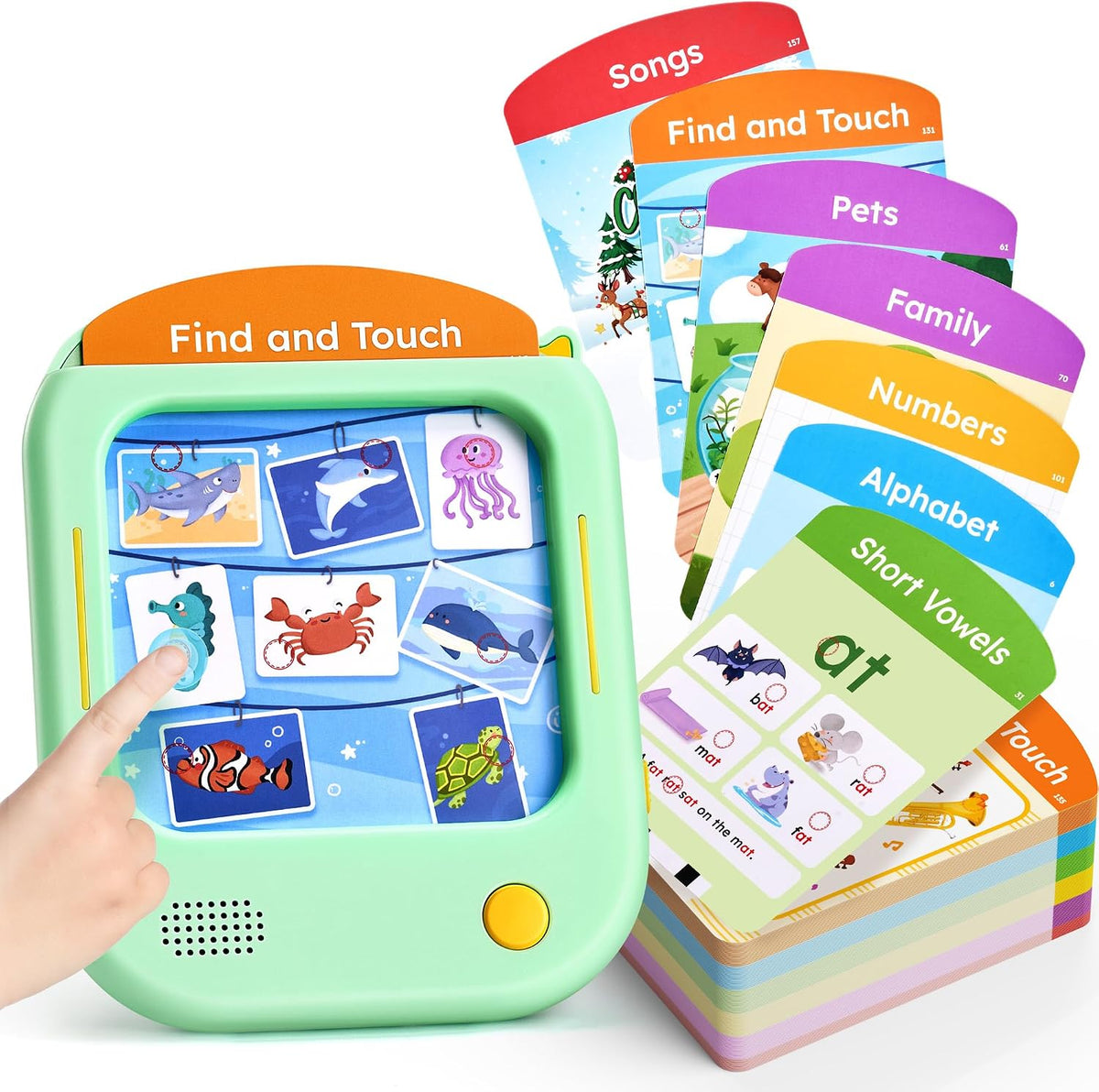 JoyCat Tableta de aprendizaje para niños, aprender a leer 156 páginas