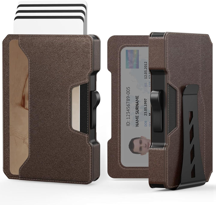 Cartera Delgada para Hombres - Cartera Minimalista para Hombres con...