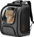 Pecute - Mochila para gatos, mochila de burbujas para gatos de gran espacio
