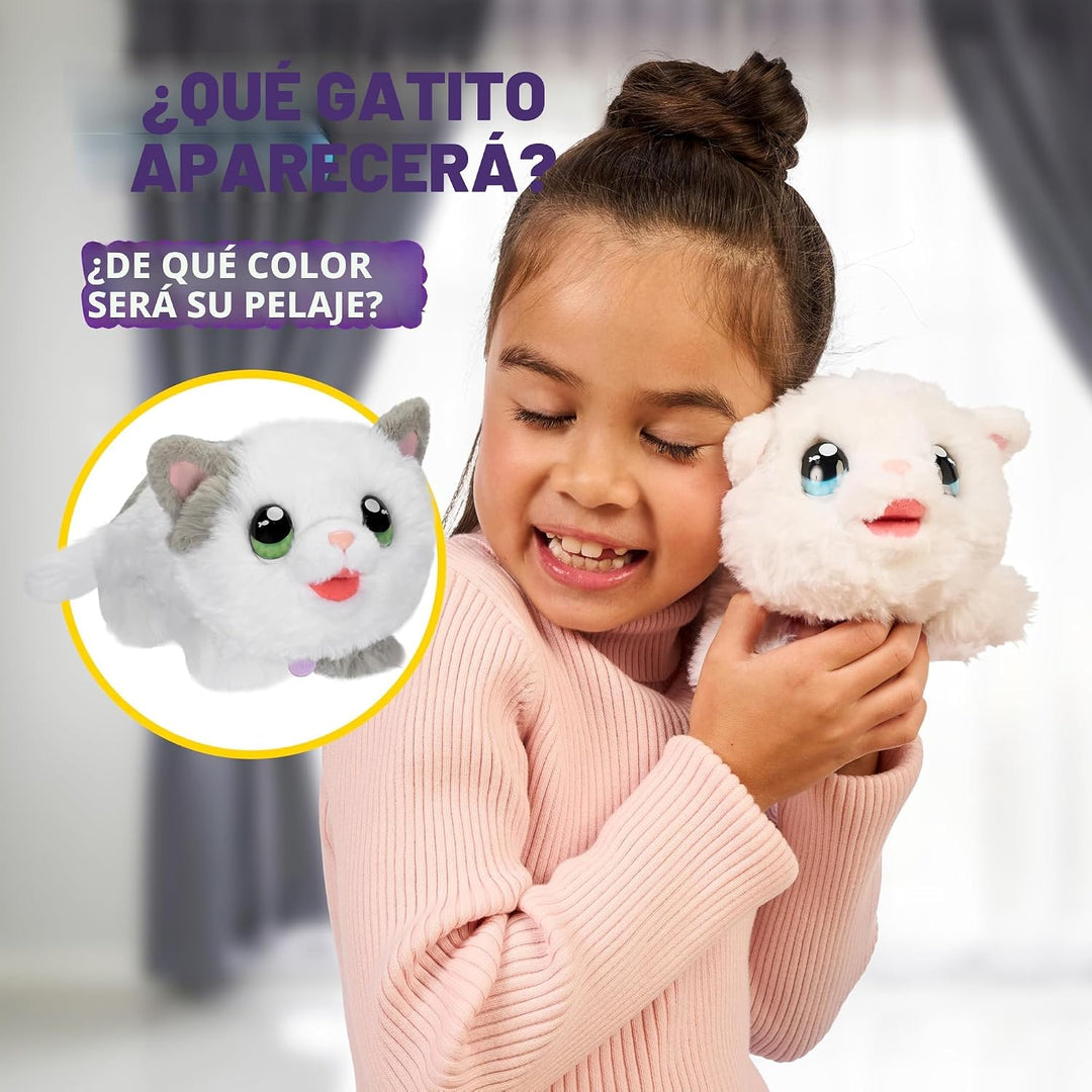 Little Live Pets Figuras de gato para niños, juego de animales de c...