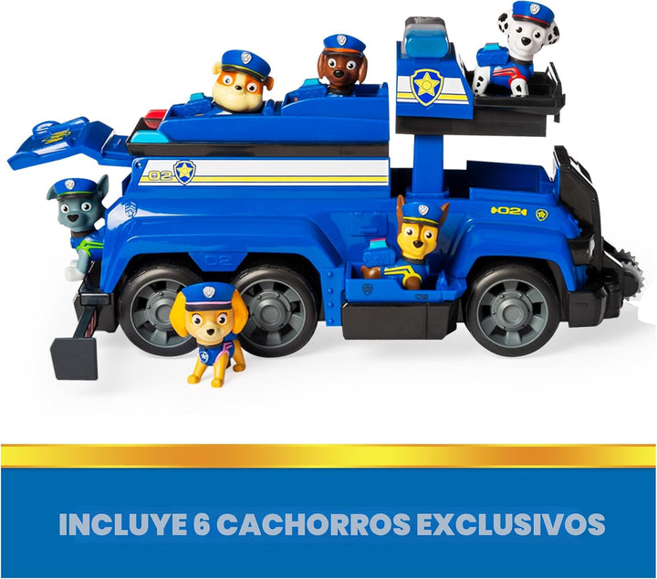 PAW Patrol Team Cruiser, vehículo a gran escala con figuras de acci...