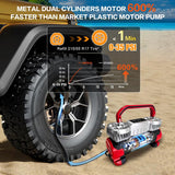 GSPSCN - Inflador digital de neumáticos 12V Compresor de aire portá...