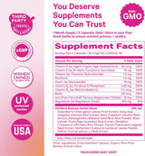 Multivitamínico de equilibrio hormonal Pink Stork para mujeres, 60...