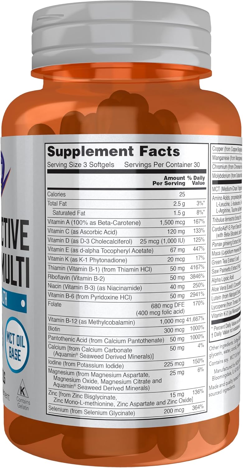 NOW Sports Nutrition, Multi deportes extremos para hombre con amino...