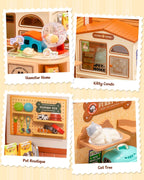 Rolife Super Creator - Juego de bloques de construcción de casas pequeñas para muñecas pequeñas, kits de modelos de plástico para adolescentes de 14 años en adelante, manualidades para adultos