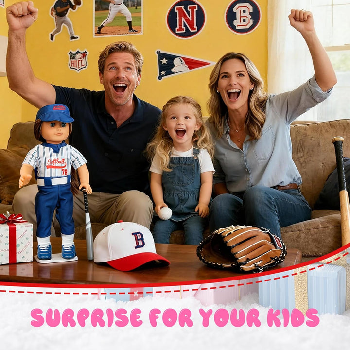 ARTST Uniforme de Sóftbol para Muñeca - Ropa y Accesorios para Muñe...