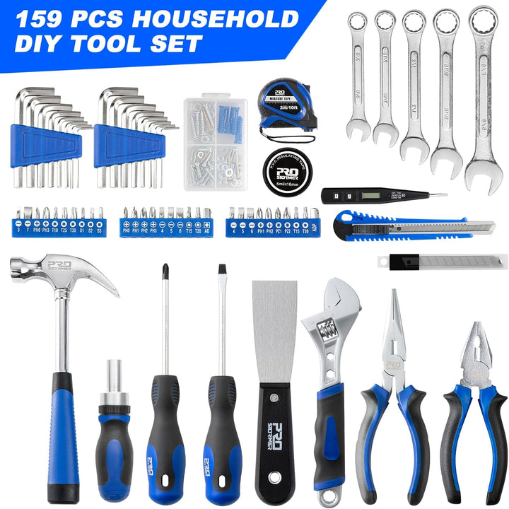 Prostormer Juego de herramientas para el hogar de 159 piezas, kit d...