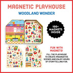 Mudpuppy - Casa de juegos magnética Woodland Wonder para niños