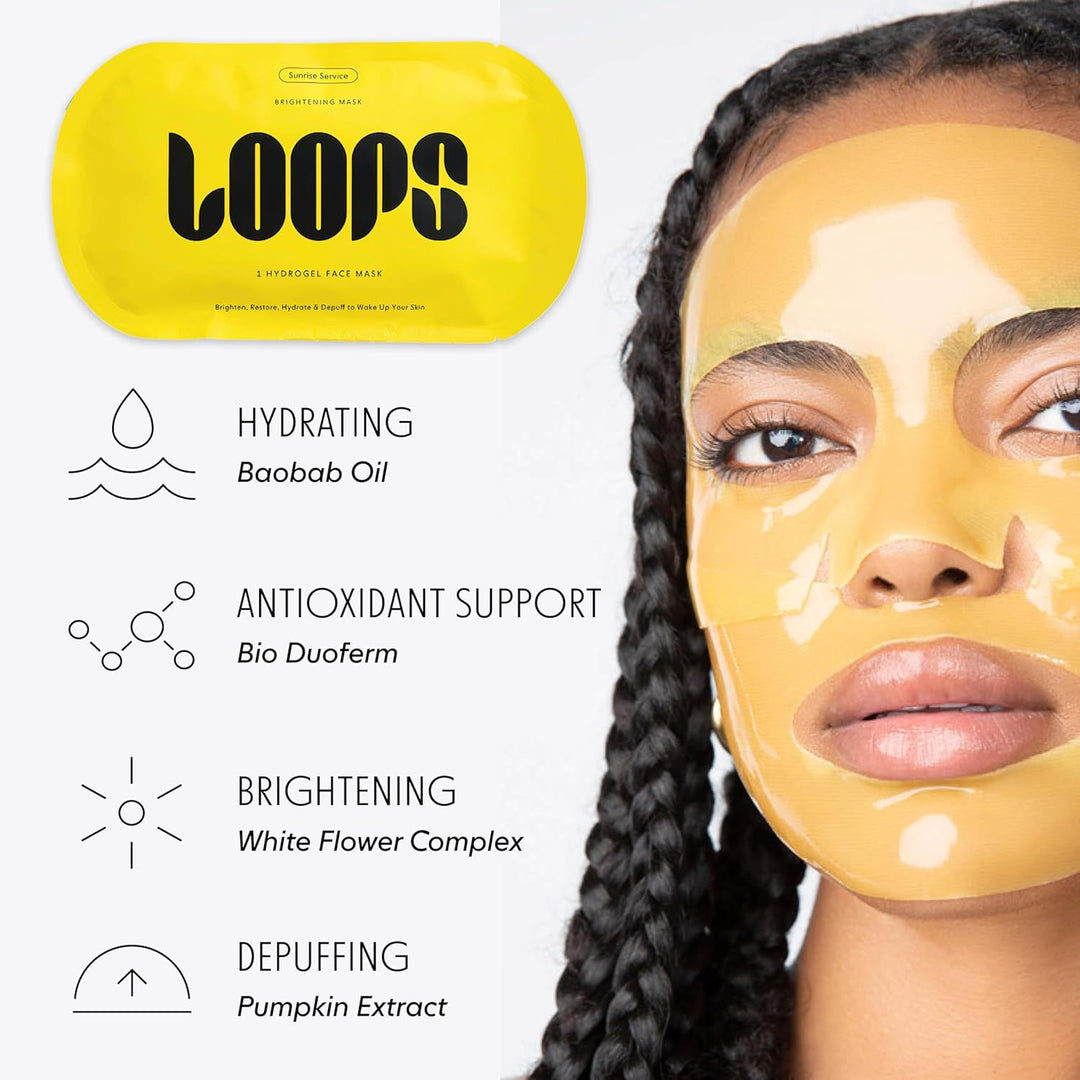 LOOPS Kit de bucle variado: las mejores máscaras faciales de hidrog...