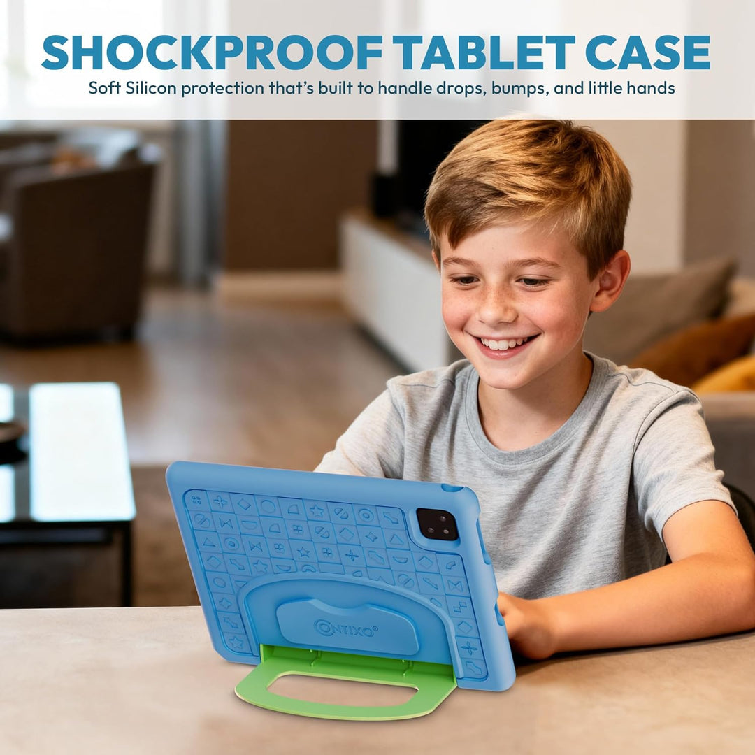 Contixo Tablet A10 para niños con 14 aplicaciones, Lingokids y Epic...