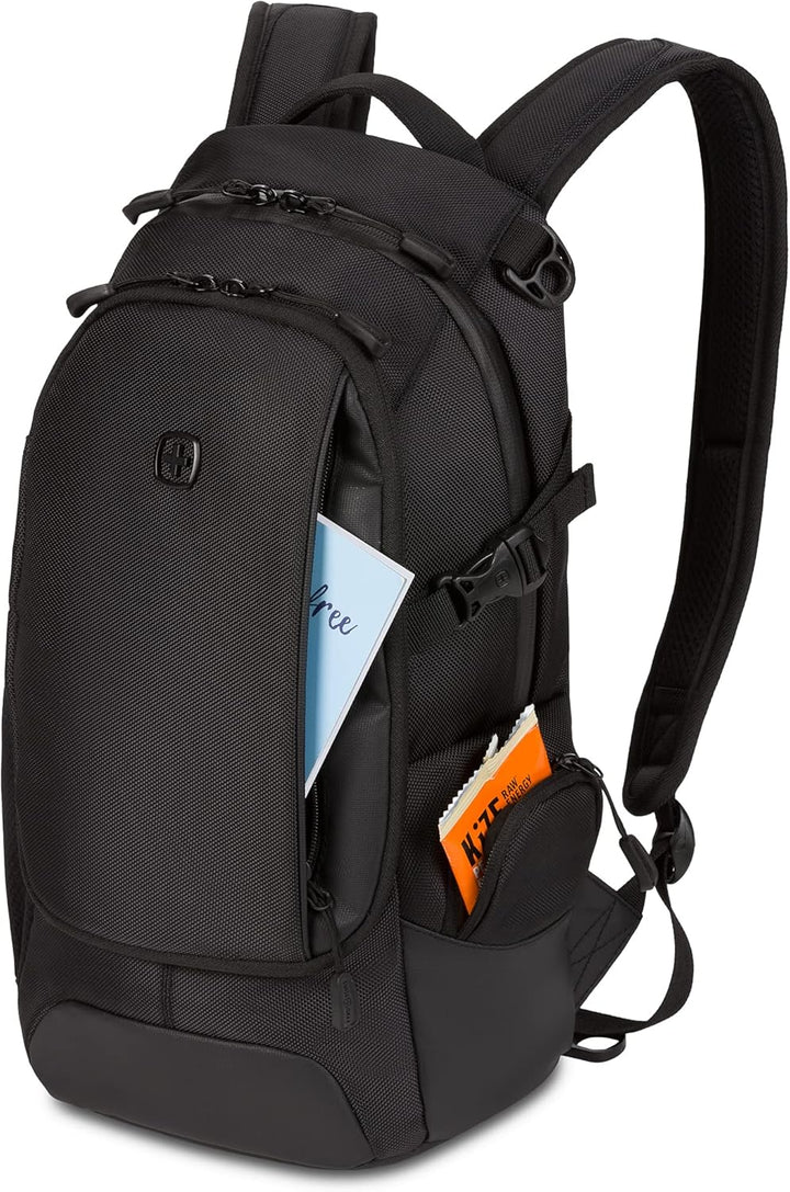 SwissGear 3598 - Mochila estrecha de día, negro (Black Ballistic)