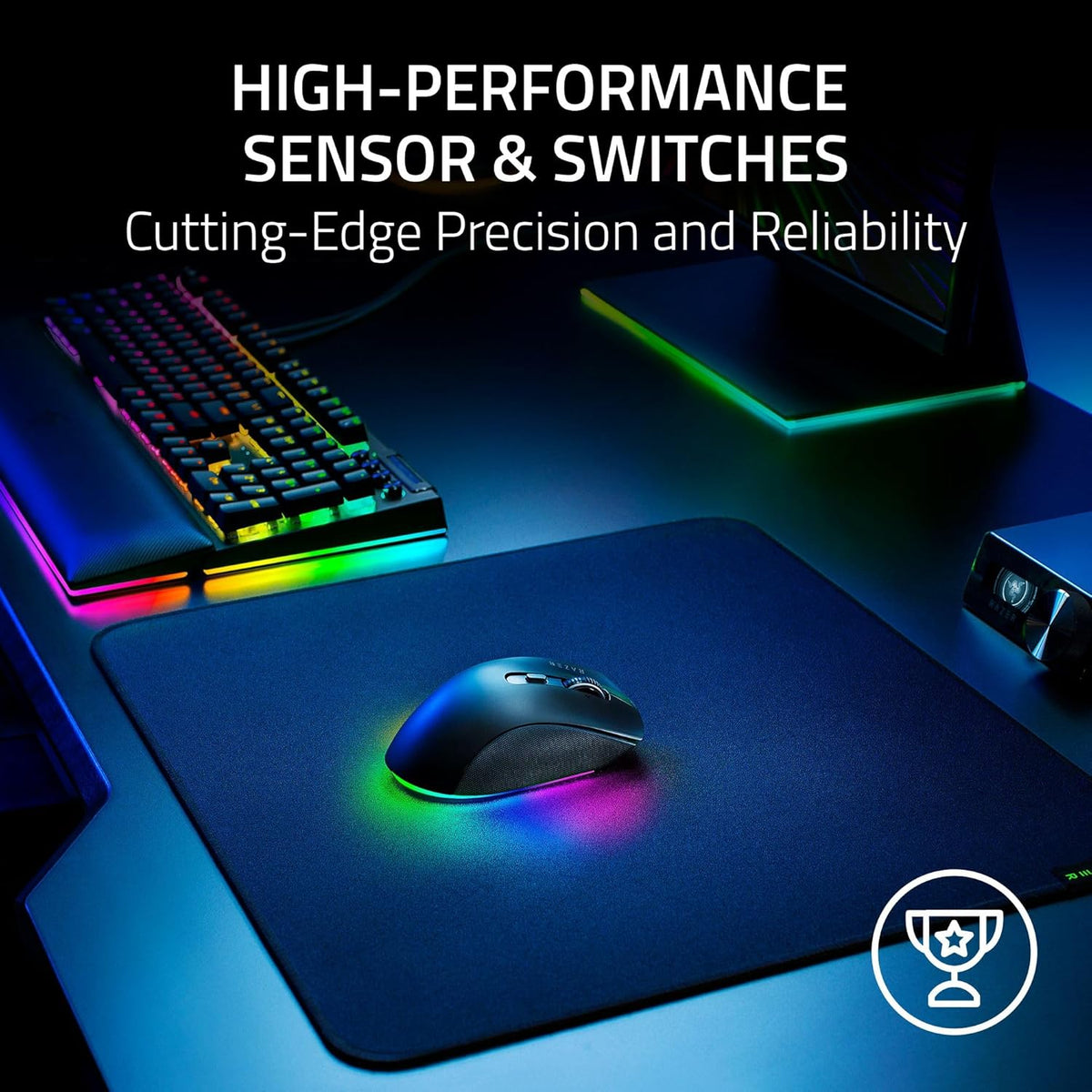 Razer Ratón Inalámbrico Pro Click V2: Diseño Ergonómico para Diestr...