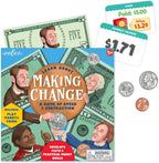 eeBoo Juego de matemáticas para hacer cambios con dinero de juego, monedas