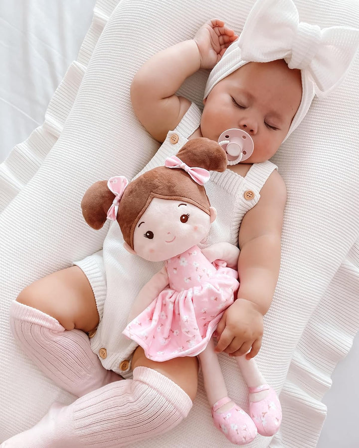 LeyaDoll Juguetes suaves para bebé (12 pulgadas), mi primera muñeca...