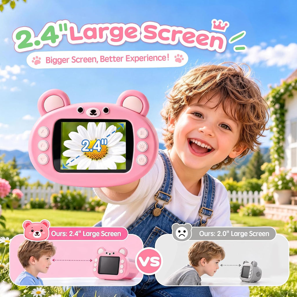 Microscopio digital portátil 1000X 2.4 para niños: juguete STEM y regalos