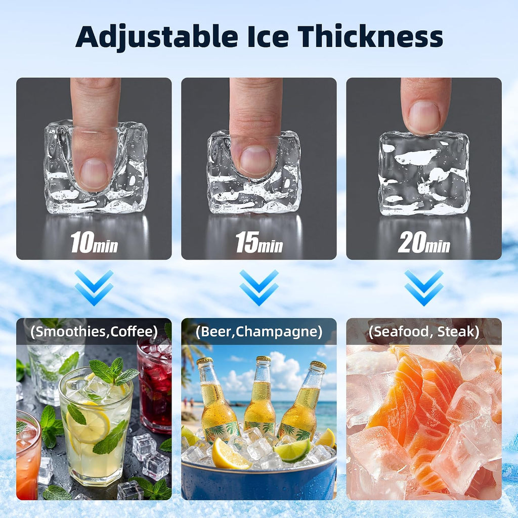 GSEICE Máquina comercial del fabricante de hielo 200lbs/24H con