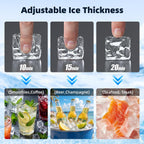 GSEICE Máquina comercial del fabricante de hielo 200lbs/24H con