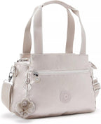 Kipling Elysia Bolso bandolera convertible sólido, Brillo metálico.