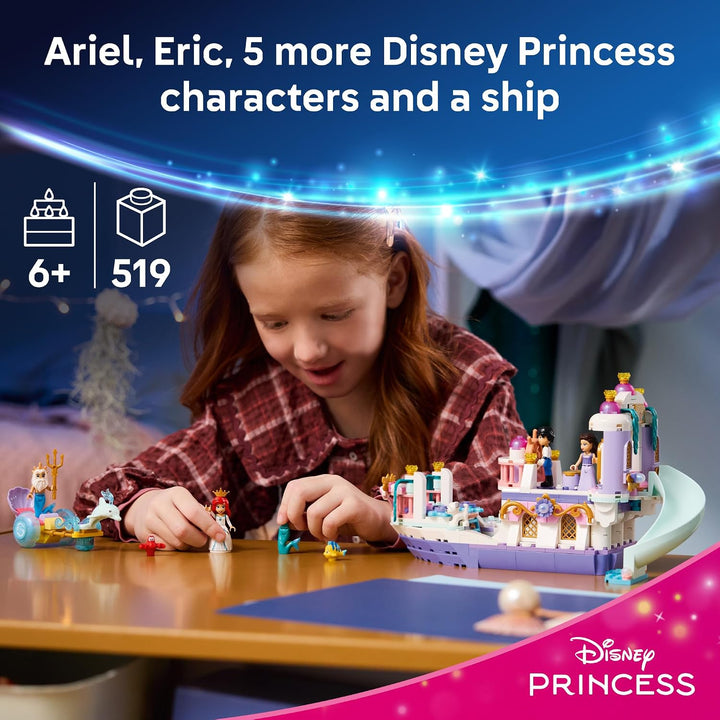 LEGO Disney Princess Barco de Boda Real de Ariel 43299 | Juguetes d...