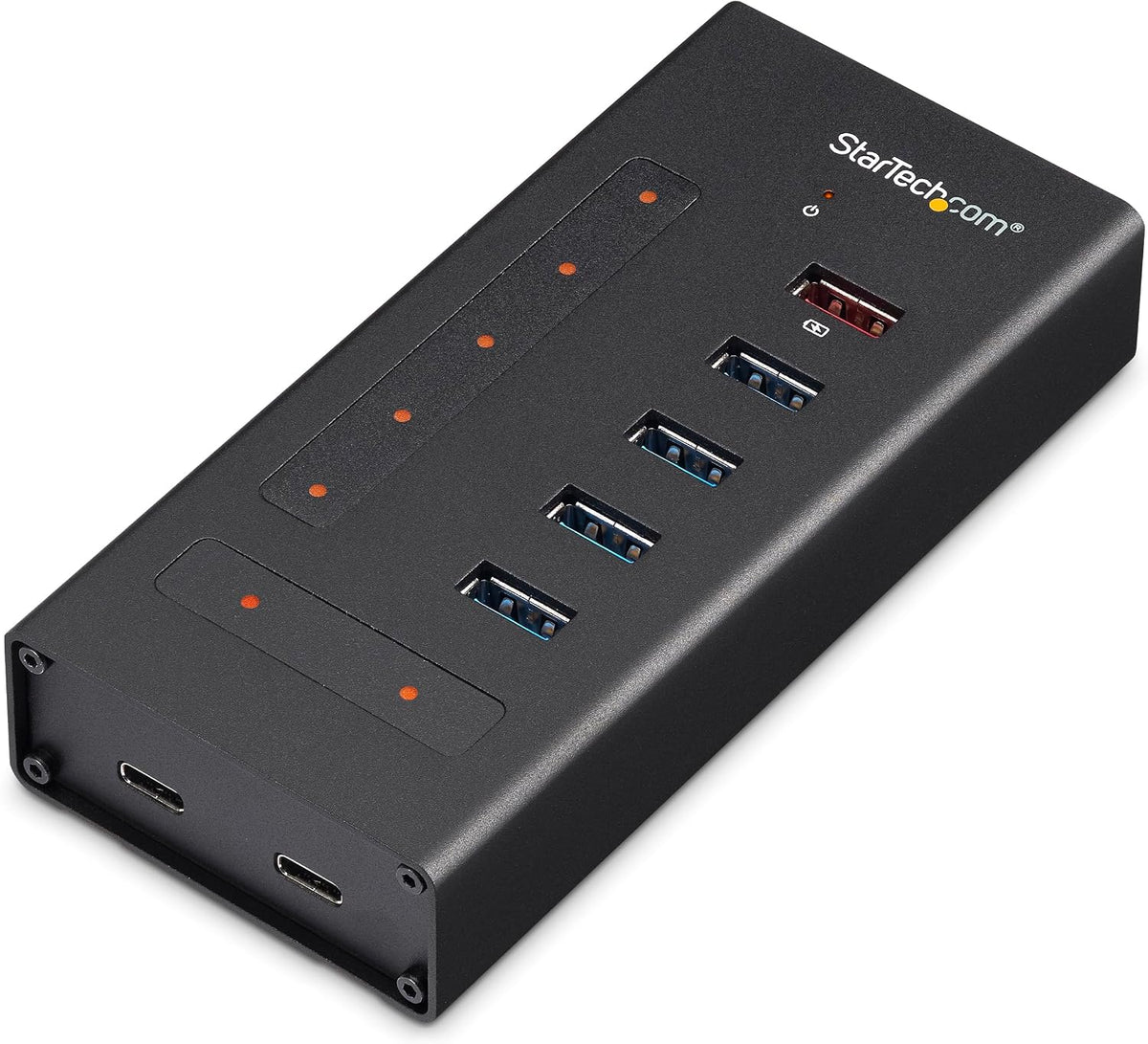 StarTech.com Hub USB C de 7 puertos - USB tipo C a 2x USB-C/5x USB-A - USB