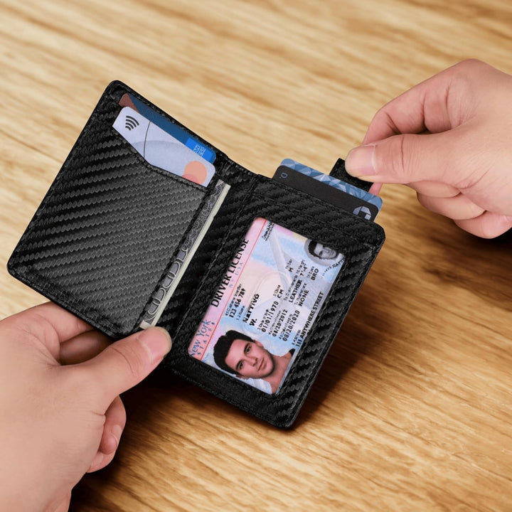 SparkMark Cartera delgada con bloqueo RFID para hombres | Cartera d...