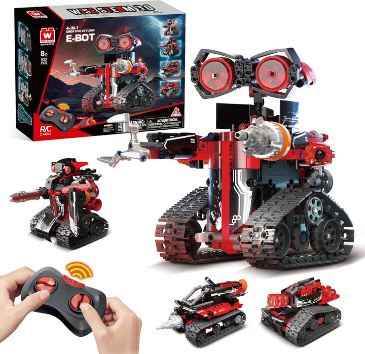 Kit de Construcción de Robots W WISE BLOCK Robótica STEM