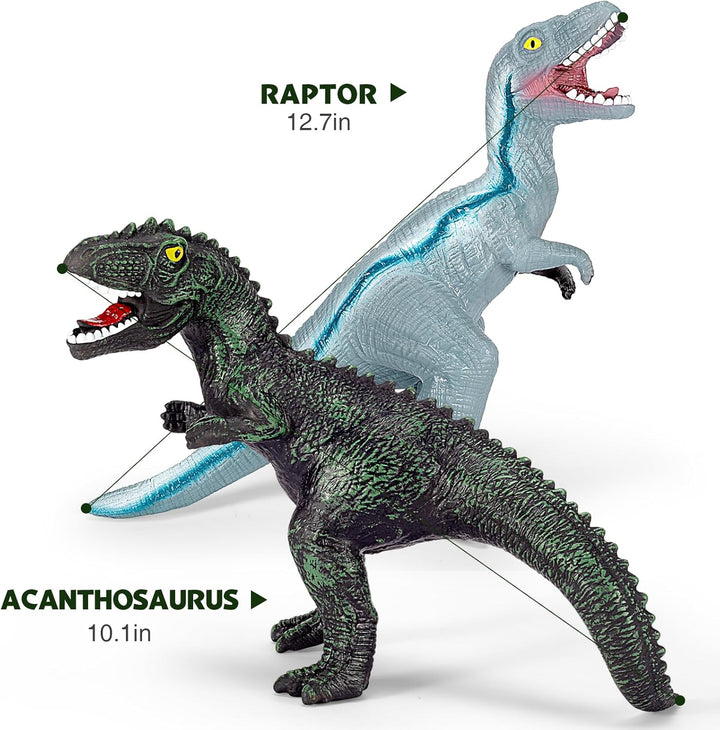 Juguetes de dinosaurio gigante de 7 piezas juguete de
