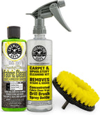 Chemical Guys, Limpiador Espumante Cítrico para Tela y Alfombras con Cepillo para Taladro, 16 oz