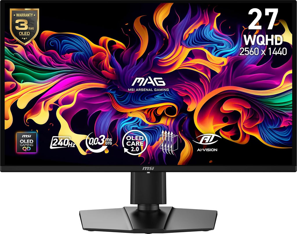 msi MAG 274QP QD-OLED X24 Monitor de juegos WQHD de 27 pulgadas, pa...