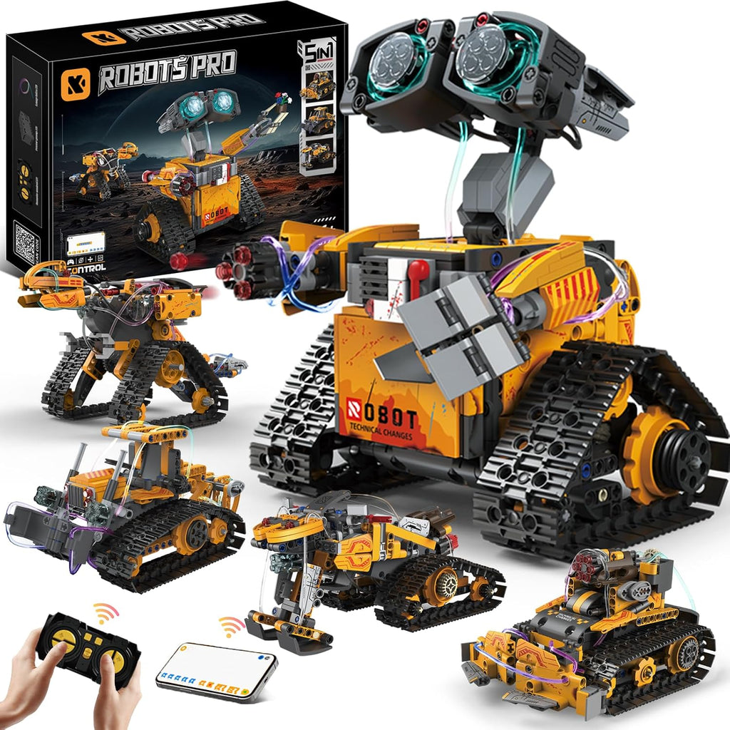 Kit de construcción de robot de codificación STEM 5 en 1