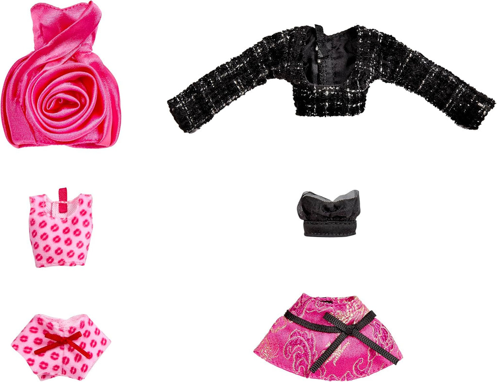 Bratz What'z in My Closet Playset con muñeca Dana Fashion, trajes, zapatos, espejo y accesorios