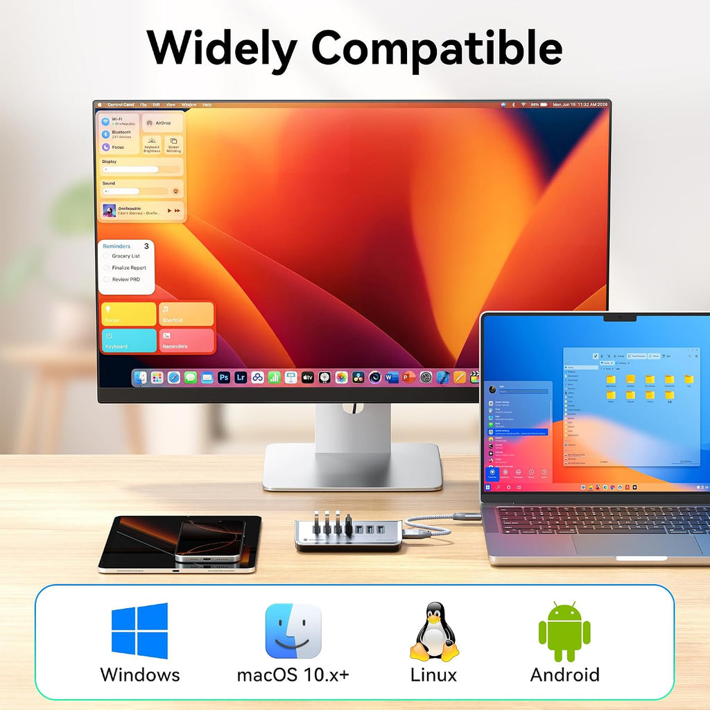 Yottamaster, hub USB 3.2 de 7 puertos