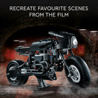 LEGO Technic The Batman – Set de BATCYCLE 42155, Motocicleta de Juguete Coleccionable, Kit de Construcción de Modelo a Escala de la Icónica Moto del Súper Héroe de la Película de 2022
