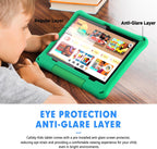 Tableta para niños: Tablet Android 15 de 10 pulgadas para niños, batería, Verde