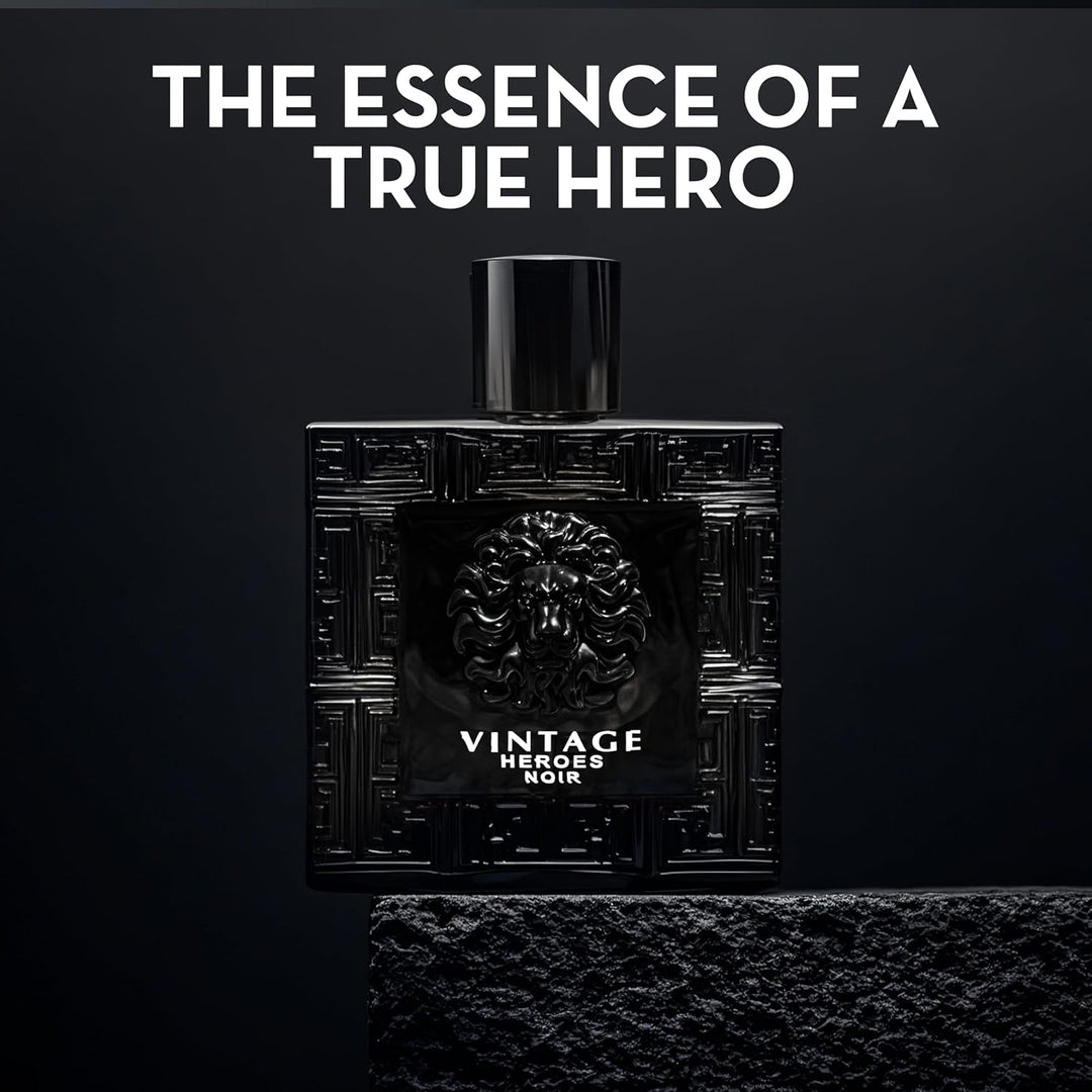 A CENTER Colonia para Hombre Vintage Heroes Noir &amp; Vintage Hero...