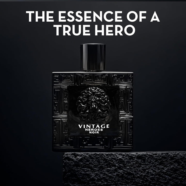 A CENTER Colonia para Hombre Vintage Heroes Noir &amp; Vintage Hero...