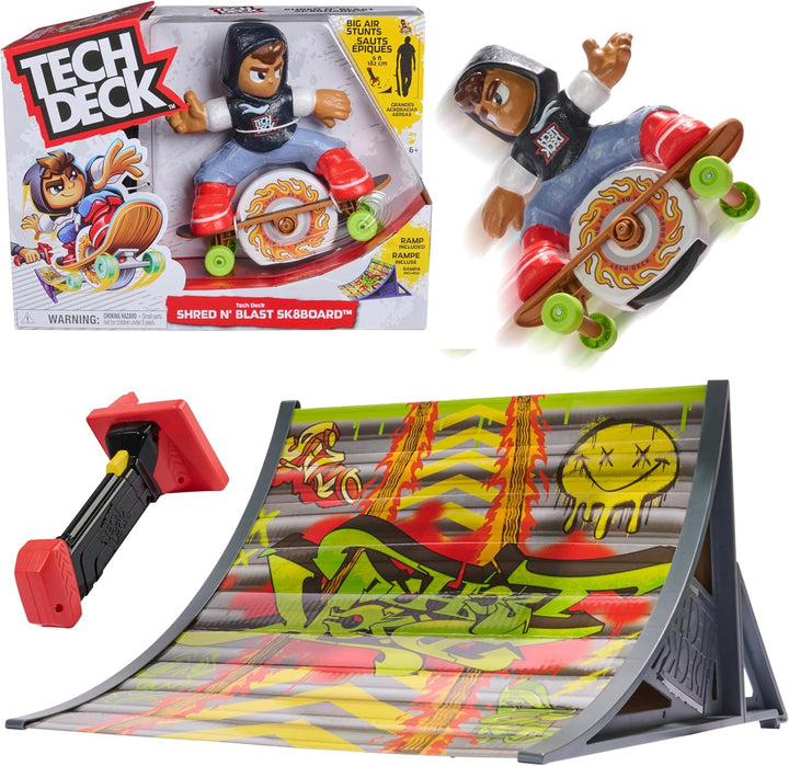 Tech Deck Shred N Blast Sk8board juguete motorizado para
